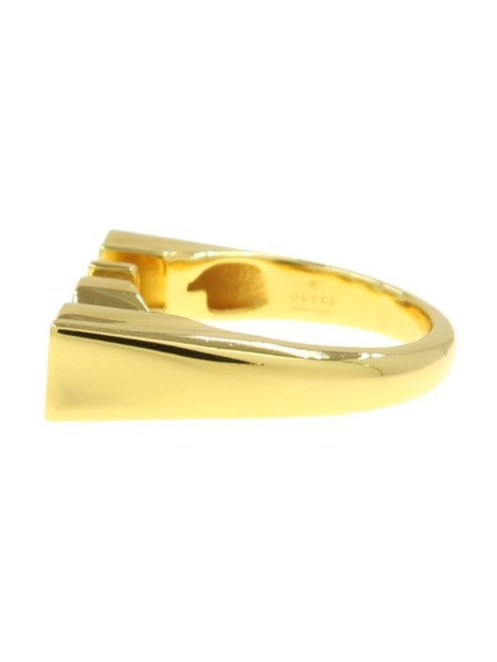 Gucci Logo Ring Gold - Picture 2 of 10